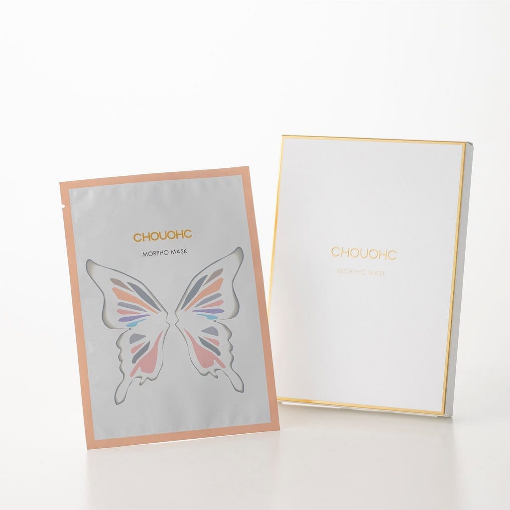 官方授權代理| CHOUOHC THE MORPHO 閃蝶舞煥顏保濕修復滋潤面膜 20ml 5片