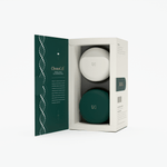 JRGJRG ChronoCell packaging with cellular age reversal capsules in a sleek box, promoting anti-aging science.